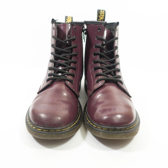 Dr Martens 1460 Patent Leather Lace Up Boots - Women's Size 5 - Picture 3 of 9